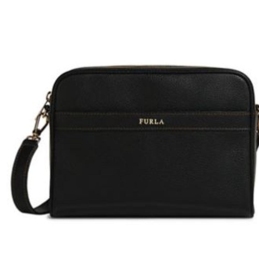 Furla Avril Small Leather Crossbody Bag
